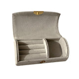 Maxbell Jewelry Box Organization Jewelry Organizer for Brooches Pendant Charms Rings Light Gray