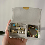 Maxbell Jewelry Box Organization Jewelry Organizer for Brooches Pendant Charms Rings Light Gray