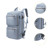 Maxbell Travel Backpack Fashionable Sports Duffle Bag for Camping Outdoor Activities Gray