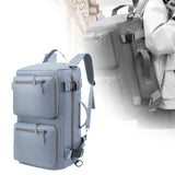 Maxbell Travel Backpack Fashionable Sports Duffle Bag for Camping Outdoor Activities Gray
