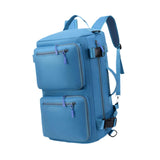 Maxbell Travel Backpack Fashionable Sports Duffle Bag for Camping Outdoor Activities Blue