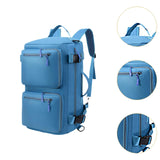 Maxbell Travel Backpack Fashionable Sports Duffle Bag for Camping Outdoor Activities Blue