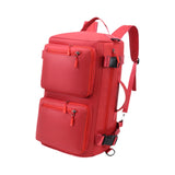 Maxbell Travel Backpack Fashionable Sports Duffle Bag for Camping Outdoor Activities Red