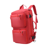 Maxbell Travel Backpack Fashionable Sports Duffle Bag for Camping Outdoor Activities Red