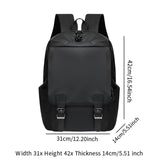 Maxbell Laptop Backpack Portable Travel Backpack for Men for Business Office Outdoor Black