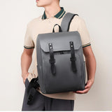 Maxbell Laptop Backpack Work Bag Business Backpack for Men for Travel Camping Office Gray