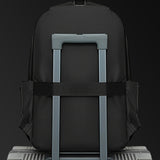 Maxbell Travel Backpack for Men Laptop Backpack Handbag Waterproof Portable Work Bag Gray