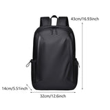 Maxbell Travel Backpack for Men Laptop Backpack Handbag Waterproof Portable Work Bag Black