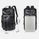 Maxbell Travel Backpack for Men Casual Luggage Bag Daypack for Hiking Sports Camping Black