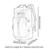 Maxbell Travel Backpack for Men Casual Luggage Bag Daypack for Hiking Sports Camping Gray