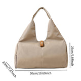 Maxbell Gym Bag Portable Overnight Bag Sports Duffel Bag for Camping Fitness Workout Khaki