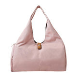 Maxbell Gym Bag Portable Overnight Bag Sports Duffel Bag for Camping Fitness Workout Light Pink