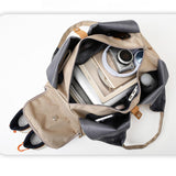 Maxbell Gym Bag Portable Overnight Bag Sports Duffel Bag for Camping Fitness Workout Dark Blue