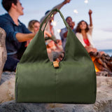 Maxbell Gym Bag Portable Overnight Bag Sports Duffel Bag for Camping Fitness Workout Dark Green