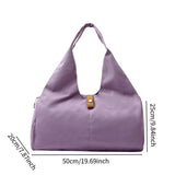 Maxbell Gym Bag Portable Overnight Bag Sports Duffel Bag for Camping Fitness Workout Light Purple