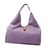 Maxbell Gym Bag Portable Overnight Bag Sports Duffel Bag for Camping Fitness Workout Light Purple