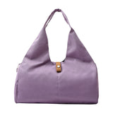 Maxbell Gym Bag Portable Overnight Bag Sports Duffel Bag for Camping Fitness Workout Light Purple