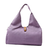 Maxbell Gym Bag Portable Overnight Bag Sports Duffel Bag for Camping Fitness Workout Light Purple