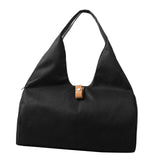 Maxbell Gym Bag Portable Overnight Bag Sports Duffel Bag for Camping Fitness Workout Black