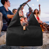 Maxbell Gym Bag Portable Overnight Bag Sports Duffel Bag for Camping Fitness Workout Black