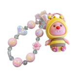 Maxbell Beaded Keychain Keyring for Birthday Valentine Gifts Toys Goodie Bag Fillers