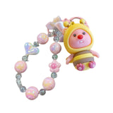 Maxbell Beaded Keychain Keyring for Birthday Valentine Gifts Toys Goodie Bag Fillers