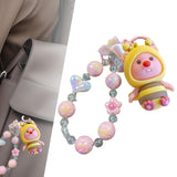 Maxbell Beaded Keychain Keyring for Birthday Valentine Gifts Toys Goodie Bag Fillers