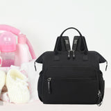 Maxbell Diaper Tote Bag Waterproof Shoulder Bag for Mom Carrying Bag Baby Diaper Bag Black