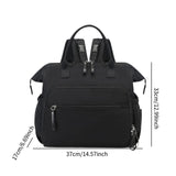 Maxbell Diaper Tote Bag Waterproof Shoulder Bag for Mom Carrying Bag Baby Diaper Bag Black