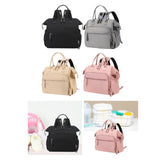 Maxbell Diaper Tote Bag Waterproof Shoulder Bag for Mom Carrying Bag Baby Diaper Bag Black