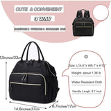 Maxbell Diaper Tote Bag Waterproof Shoulder Bag for Mom Carrying Bag Baby Diaper Bag Black