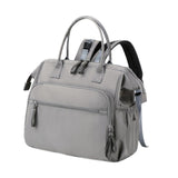 Maxbell Diaper Tote Bag Waterproof Shoulder Bag for Mom Carrying Bag Baby Diaper Bag Gray