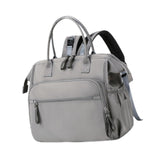 Maxbell Diaper Tote Bag Waterproof Shoulder Bag for Mom Carrying Bag Baby Diaper Bag Gray