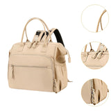 Maxbell Diaper Tote Bag Waterproof Shoulder Bag for Mom Carrying Bag Baby Diaper Bag Beige