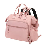 Maxbell Diaper Tote Bag Waterproof Shoulder Bag for Mom Carrying Bag Baby Diaper Bag Pink