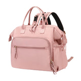 Maxbell Diaper Tote Bag Waterproof Shoulder Bag for Mom Carrying Bag Baby Diaper Bag Pink