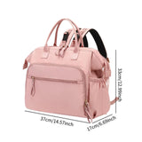 Maxbell Diaper Tote Bag Waterproof Shoulder Bag for Mom Carrying Bag Baby Diaper Bag Pink