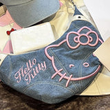 Maxbell Denim Shoulder Bag Gift Stylish Lady Women Handbag for Outdoor Wedding Party