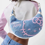 Maxbell Denim Shoulder Bag Gift Stylish Lady Women Handbag for Outdoor Wedding Party