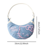 Maxbell Denim Shoulder Bag Gift Stylish Lady Women Handbag for Outdoor Wedding Party