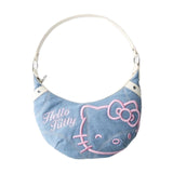 Maxbell Denim Shoulder Bag Gift Stylish Lady Women Handbag for Outdoor Wedding Party