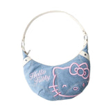 Maxbell Denim Shoulder Bag Gift Stylish Lady Women Handbag for Outdoor Wedding Party