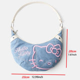 Maxbell Denim Shoulder Bag Gift Stylish Lady Women Handbag for Outdoor Wedding Party