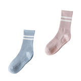 Maxbell Yoga Socks Anti Skid Practical Noise Reduction Soft Crew Socks Pilates Socks Light Pink