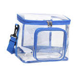 Maxbell Transparent Storage Bag Fashion Shoulder Bag for Work Sports Games Traveling