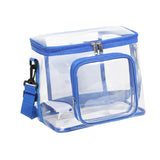 Maxbell Transparent Storage Bag Fashion Shoulder Bag for Work Sports Games Traveling