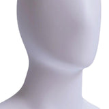 Maxbell Mannequin Head Model Rack Fashion Portable for Eyeglasses Jewellery Headwear White