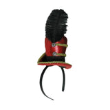 Maxbell Mini Top Hat Headband Dress up Creative for Festivals Halloween Themed Party Red