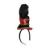 Maxbell Mini Top Hat Headband Dress up Creative for Festivals Halloween Themed Party Red