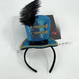 Maxbell Mini Top Hat Headband Dress up Creative for Festivals Halloween Themed Party Blue